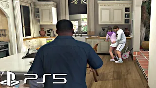 GTA 5 Remaster PS5 - Amanda Cheats On Michael With Coach Instructor Scene (4K Ultra HD) 2022