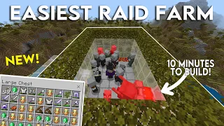 Minecraft Bedrock Raid Farm 1.20 Easy Tutorial