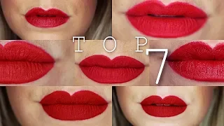 MIS 7 LABIALES ROJOS FAVORITOS ⎮Sansett