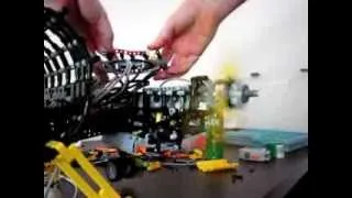 Lego Technic aircraft engine and landing gear prototype Part 1