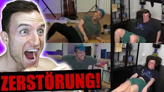 Rezo und Papaplatte machen ein Sascha Huber Workout! | Sascha Huber Reaktion