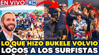 BUKELE VUELVE LOCOS A LOS SURFISTAS NADIE LO PUEDE CREER ESTO ESTA PASANDO AHORITA EN EL SALVADOR