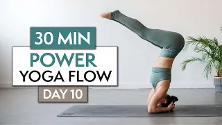 30 MIN POWER YOGA FLOW | 30 Day Yoga Challenge | DAY 10