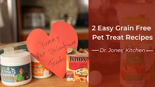Grain Free Homemade Dog and Cat Treats for Valentine's Day