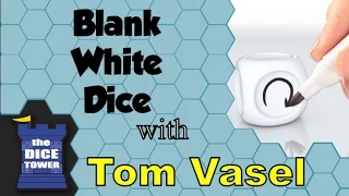 Blank White Dice Review - with Tom Vasel