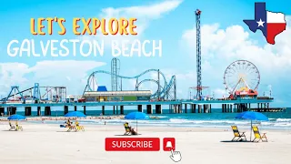 Let's explore Galveston Island🏝/Beach, Galveston, TX