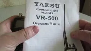Обзор Yaesu VR-500 (часть 1)