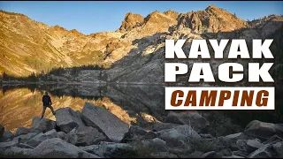 Solo BackPack & Kayaking High SIERRA Lake/ Huge Breakfast/ SUNRISE Photography!