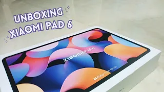 Xiaomi Pad 6 Unboxing (Graphite Grey and 256 GB )+ accessories📦🖤