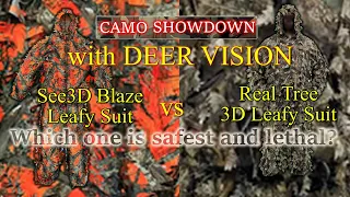See3D Blaze Orange 3D Leafy Suit Vs RealTree 3D Leafy Suit. Which one keeps you safe and is lethal?