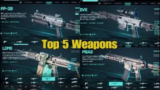 Top 5 Weapons| Battlefield 2042
