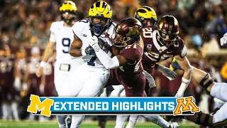 Michigan at Minnesota | Extended Highlights | Big Ten Football | Oct. 7, 2023