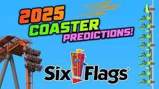 NEW Six Flags Roller Coaster Outlook For 2025 - Featuring 3 MAJOR Coasters!