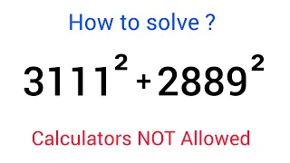 A Nice Algebra Problem