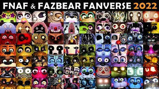 All FNAF & Fanverse Jumpscares in 10 Minutes (2014-2021)