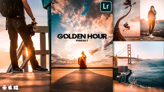 GOLDEN HOUR preset - Lightroom presets | how to edit golden hour photos | sunset presets