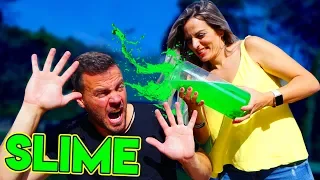 ME TIRAN SLIME POR SORPRESA!! ItarteVlogs