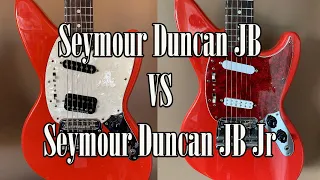 Seymour Duncan JB vs Seymour Duncan JB Jr Pickup Comparison | Oranj-Stang vs Roseland Stang| Nirvana