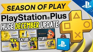 HUGE PS PLUS DECEMBER UPDATE! New PS+ Feature, Free Multiplayer Weekend, New Free Stuff + More News