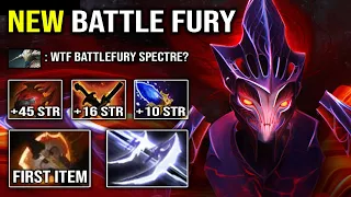 NEW 1st Item Battle Fury Spectre 1v5 Tank Carry with Instant 1 Shot Support 4000 HP Dota 2