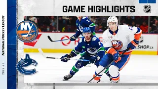 Islanders @ Canucks 1/3 | NHL Highlights 2023