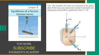 3-5 Statics Hibbeler 14th Edition (Chapter 3) | Engineers Academy