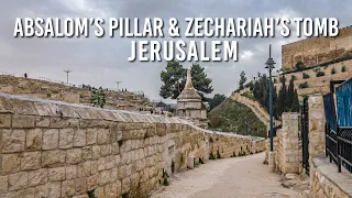 Absalom's Pillar and Zechariah's Tomb in JERUSALEM | Ep15