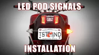 How to install LED Pod Signals on a 17-20 Yamaha FZ-09 by TST Industries
