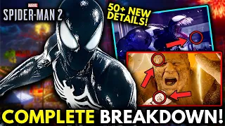 Marvel’s Spider-Man 2 Launch Trailer COMPLETE Breakdown! | 50+ NEW Gameplay & Story Details!