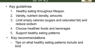 Chapter 2-Planning a Healthy Diet