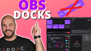 Take advantage of DOCKS IN OBS! Custom Browser Docks! No need for the Stream Manager!