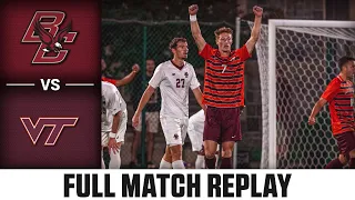 Boston College vs. Virginia Tech Full Match Replay | 2023 ACC Men's Soccer