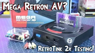 Mega Retron HD & RetroTink 2x Composite Master System & Genesis Test!