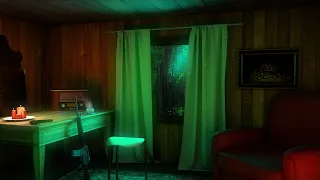 Rainy Night Escape: Zombie Apocalypse Safe House | Horror Ambience