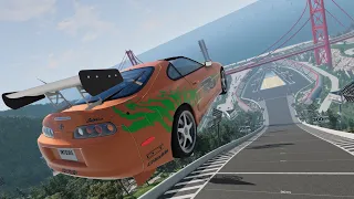 High Speed Jumps and Crashes #5 - BeamNG Drive