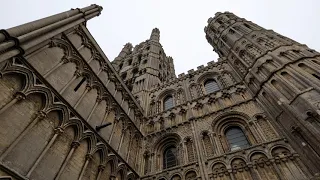 [4K] Virtual Walking Tour around the Ely Cathedral