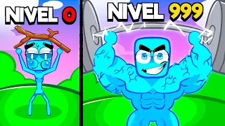 🟨Fui de Força Nível 0 Até Força Nível 99999