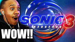 Sonic The Hedgehog 3 Logo Reveal REACTION!