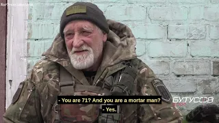 Ukrainian "Grandad", 71, fighting against invaders in the Donetsk Oblast