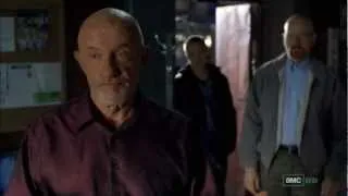 Breaking Bad - Mike giving instructions to the contractors
