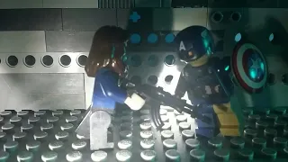 zombie captain America vs bucky marvel what if Lego recreation#marvel #stopmotion