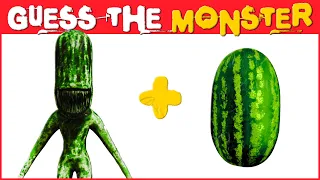 Guess The MONSTER By EMOJI | Zoonomaly Horror Game | All Character Jumpscares | Zookeeper, Stick...