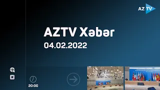 Samirə Mustafayevanın təqdimatında AZTV Xəbər (Saat 20:00) - 04.02.2022