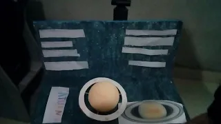 Minha maquete de Saturno💝😍