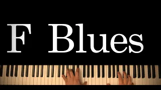 F Blues Jazz Piano Solo (+PDF)