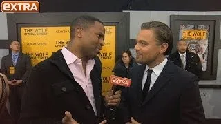 'Extra' Hangs with Cast at 'The Wolf of Wall Street' Premiere