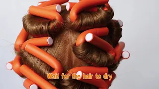 How to use Flexi Rods on straight hair to easily create heat-free curls