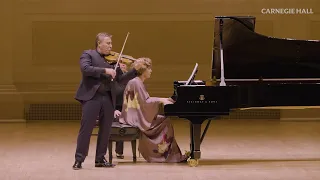 Maxim Vengerov and Polina Osetinskaya: Brahms “FAE” Sonata Scherzo at Carnegie Hall | From the Stage