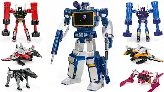 Transformers MasterPiece Mp 13 SOUNDWAVE KO THF Sonicwave Casseticon Transform Robot Toys