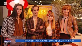 I Maneskin: da Sanremo all'Eurovision - La Vita in Diretta 21/05/2021